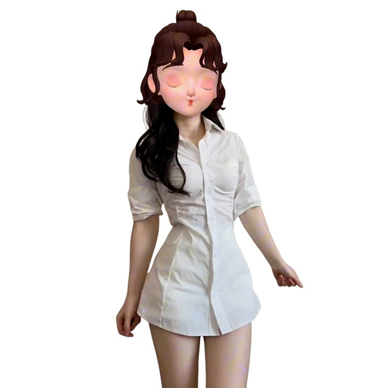 Elegant High-end Fitted Blouse For Summer