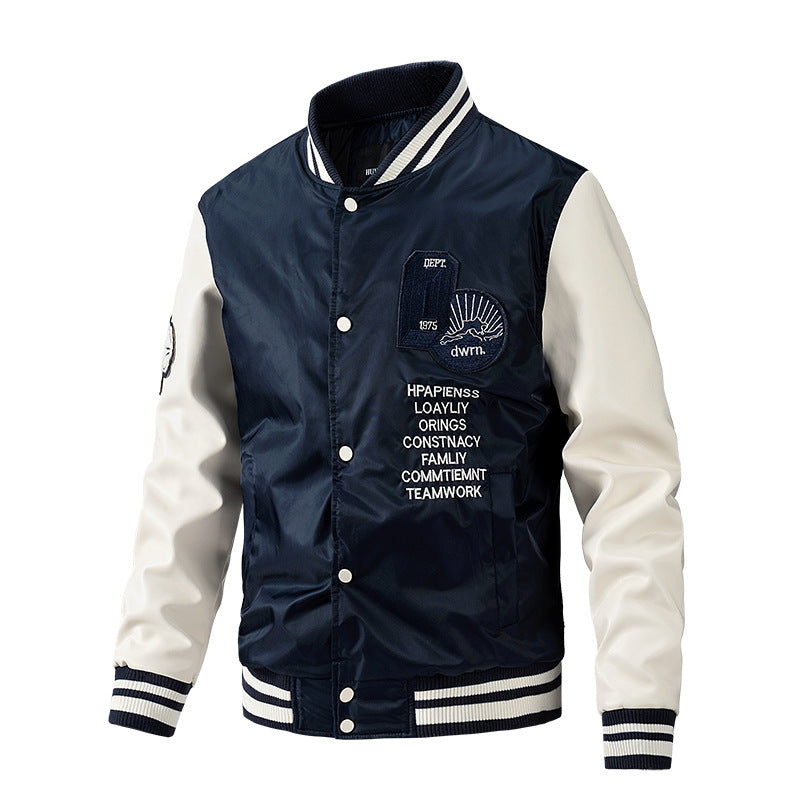 Color Matching Fashion Men's Baseball Uniform