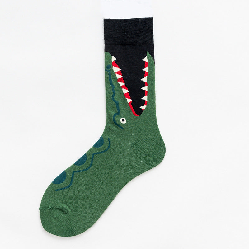 Personality  Tide Brand Cotton Socks Creative Four Seasons Cotton
