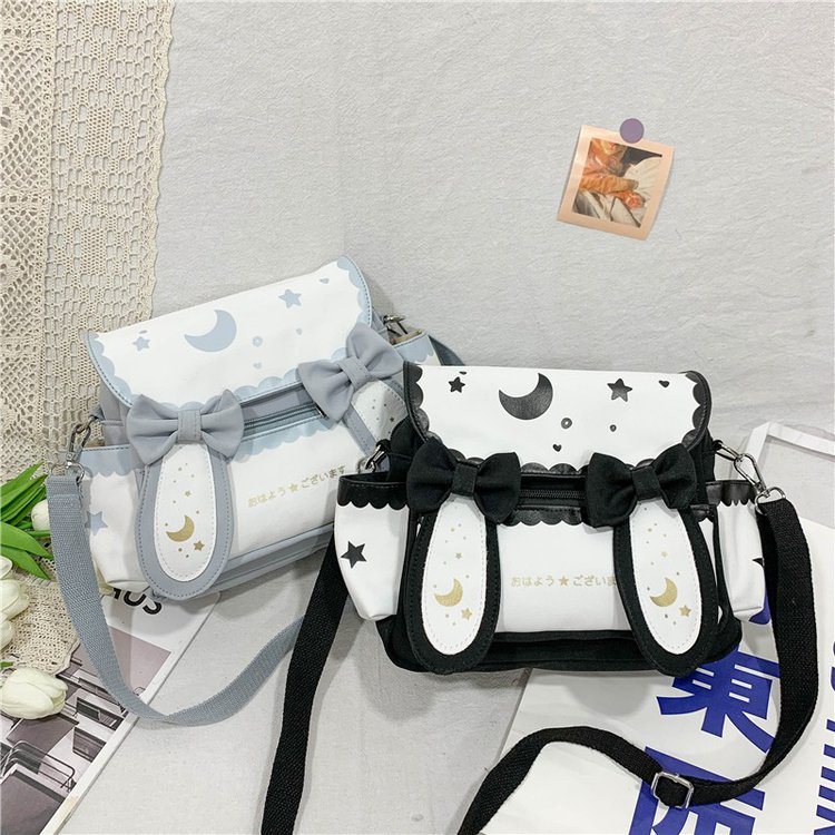 Girls Canvas Japanese Casual Mini Shoulder Messenger Bag