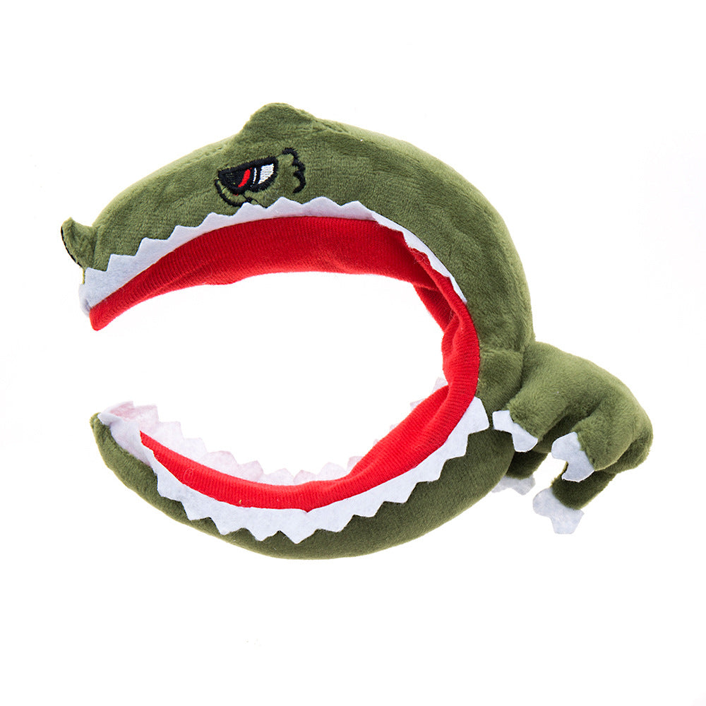 Shark dinosaur headband