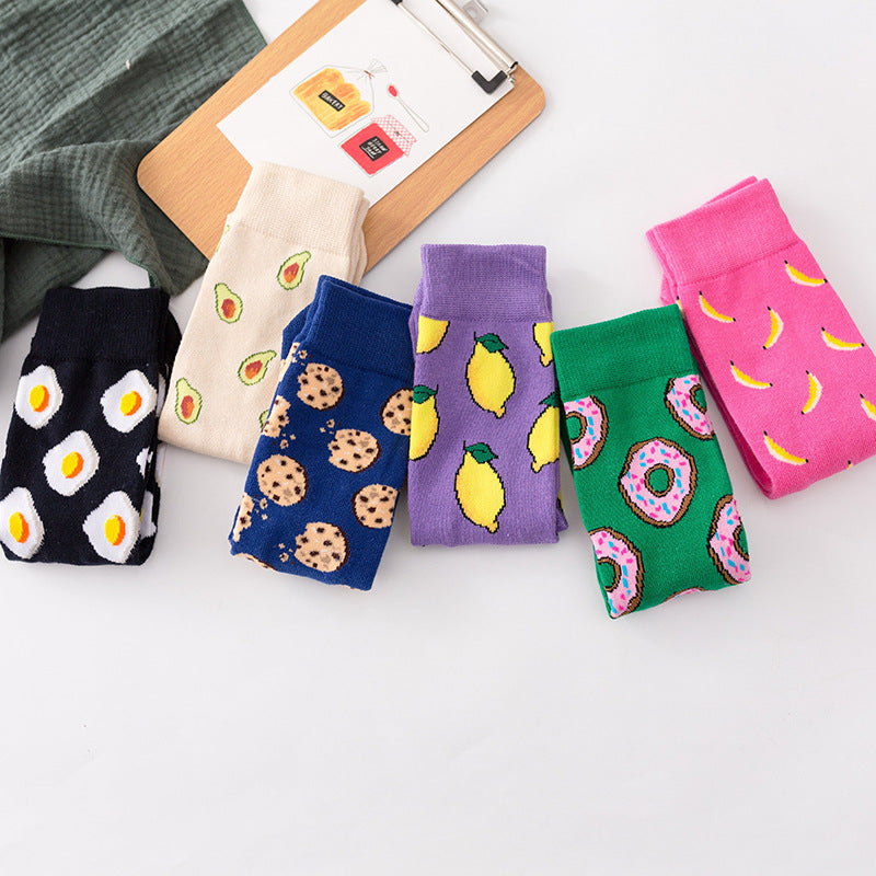 Autumn/winter food series socks