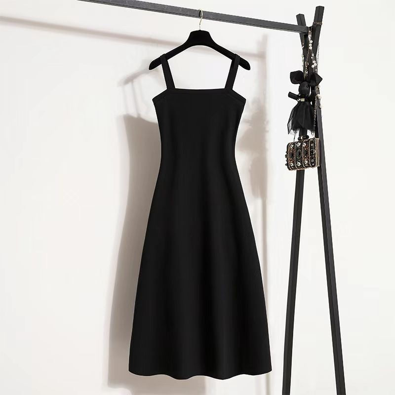 Womens Figure-flattering Versatile Slip Dress