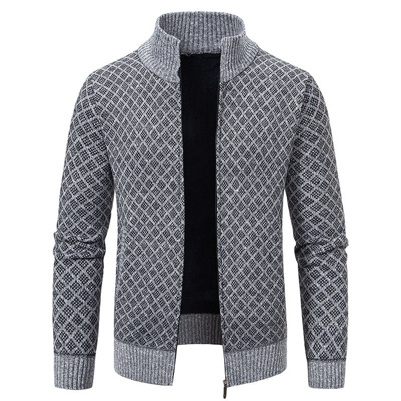 Men's Fashion Plaid Jacket Coat