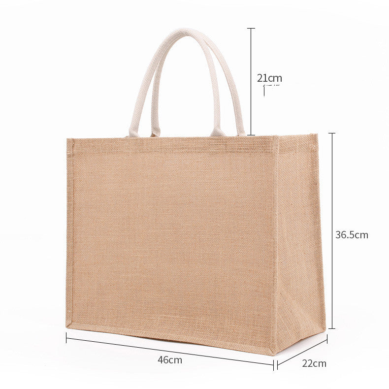Hemp Bag Blank Diy Hand-painted Jute Environmental Protection