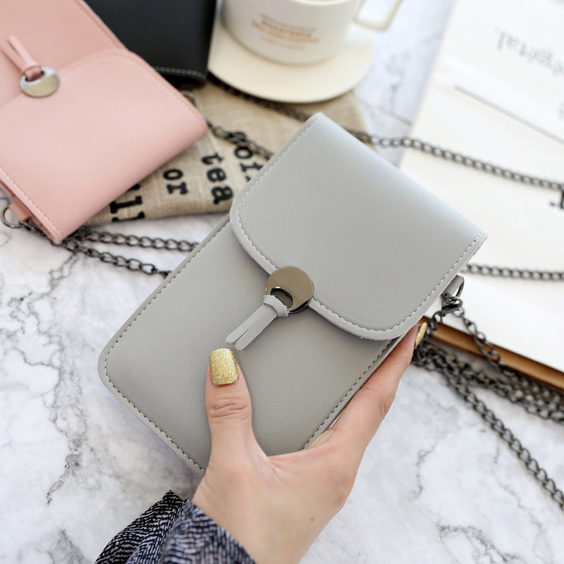 Diagonal mobile phone bag