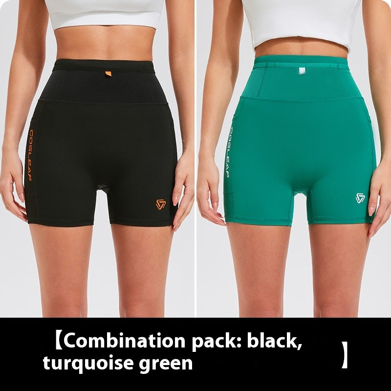 Women's Elastic Breathable Hip-lifting Fitness Shorts