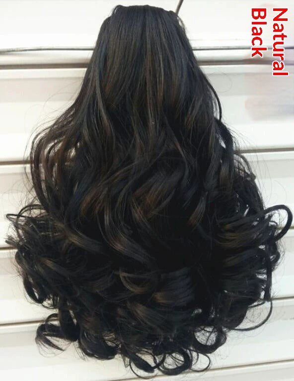 Short Curly Ponytail Tiger-claw Clip