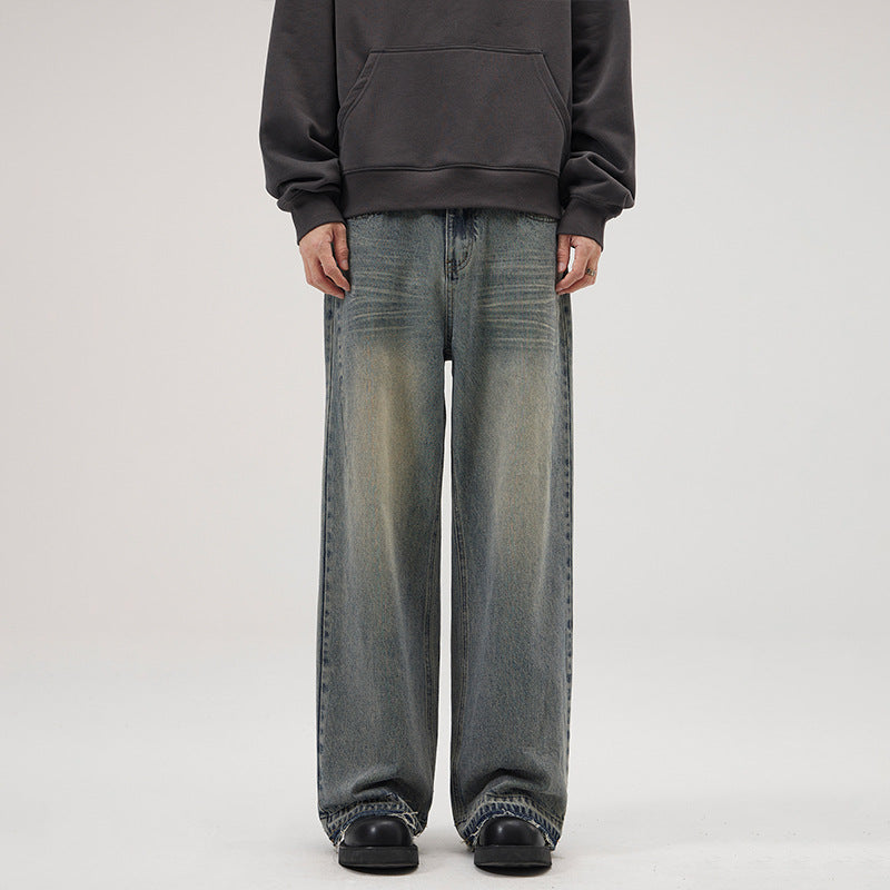 Men's American Loose Burrs Jeans