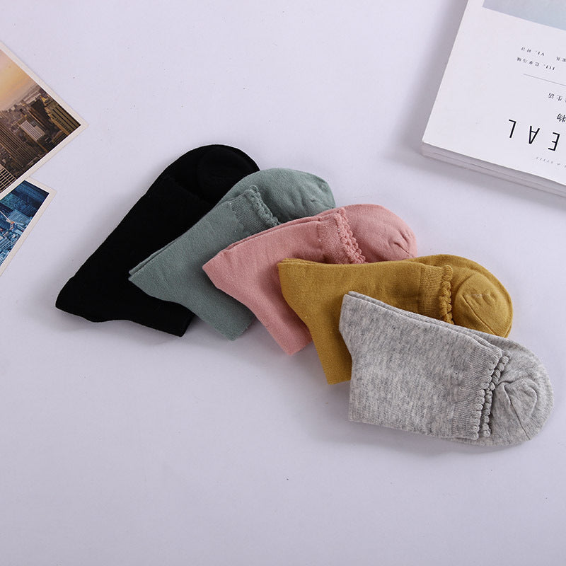 Autumn New Cotton, Cotton, Cotton Socks, Pure Color Socks, Comfortable And Hot Selling Socks And Socks Wholesale