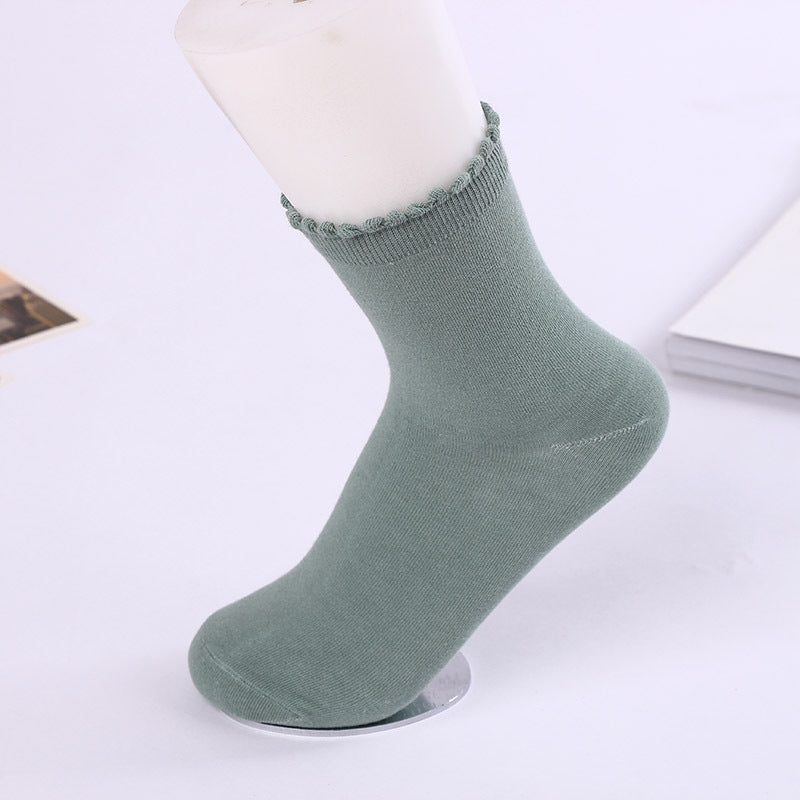 Autumn New Cotton, Cotton, Cotton Socks, Pure Color Socks, Comfortable And Hot Selling Socks And Socks Wholesale