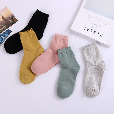 Autumn New Cotton, Cotton, Cotton Socks, Pure Color Socks, Comfortable And Hot Selling Socks And Socks Wholesale