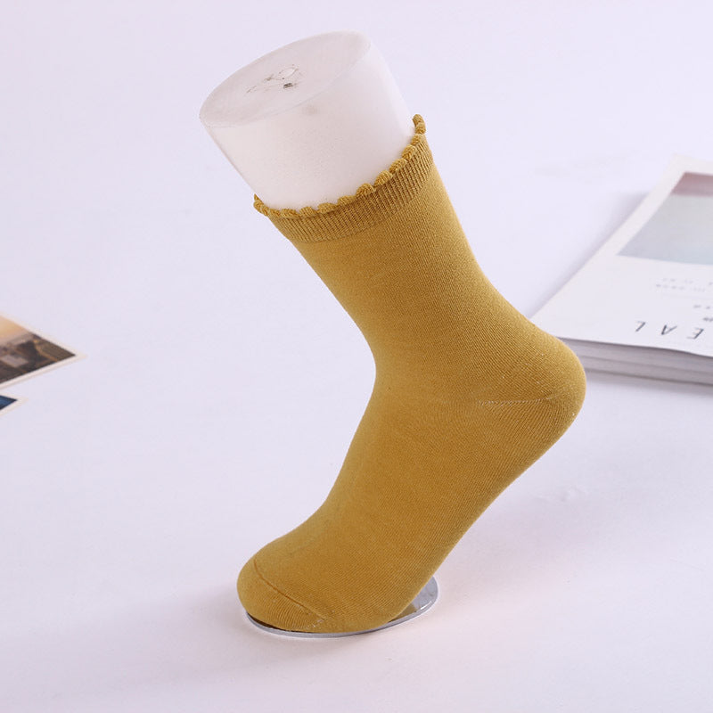 Autumn New Cotton, Cotton, Cotton Socks, Pure Color Socks, Comfortable And Hot Selling Socks And Socks Wholesale