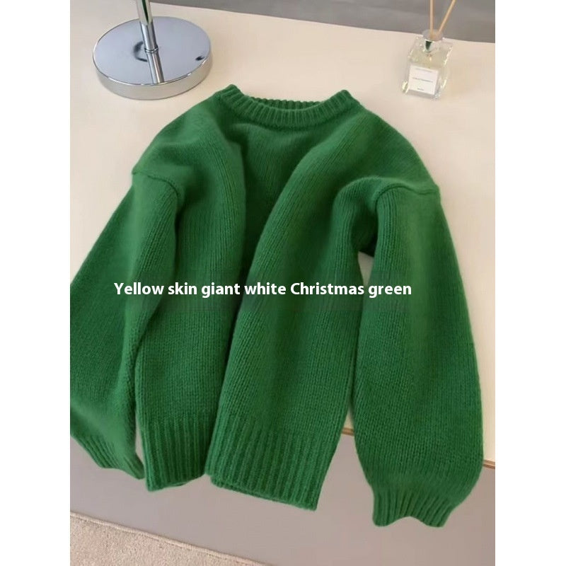 Soft Glutinous Pullover Women's Winter