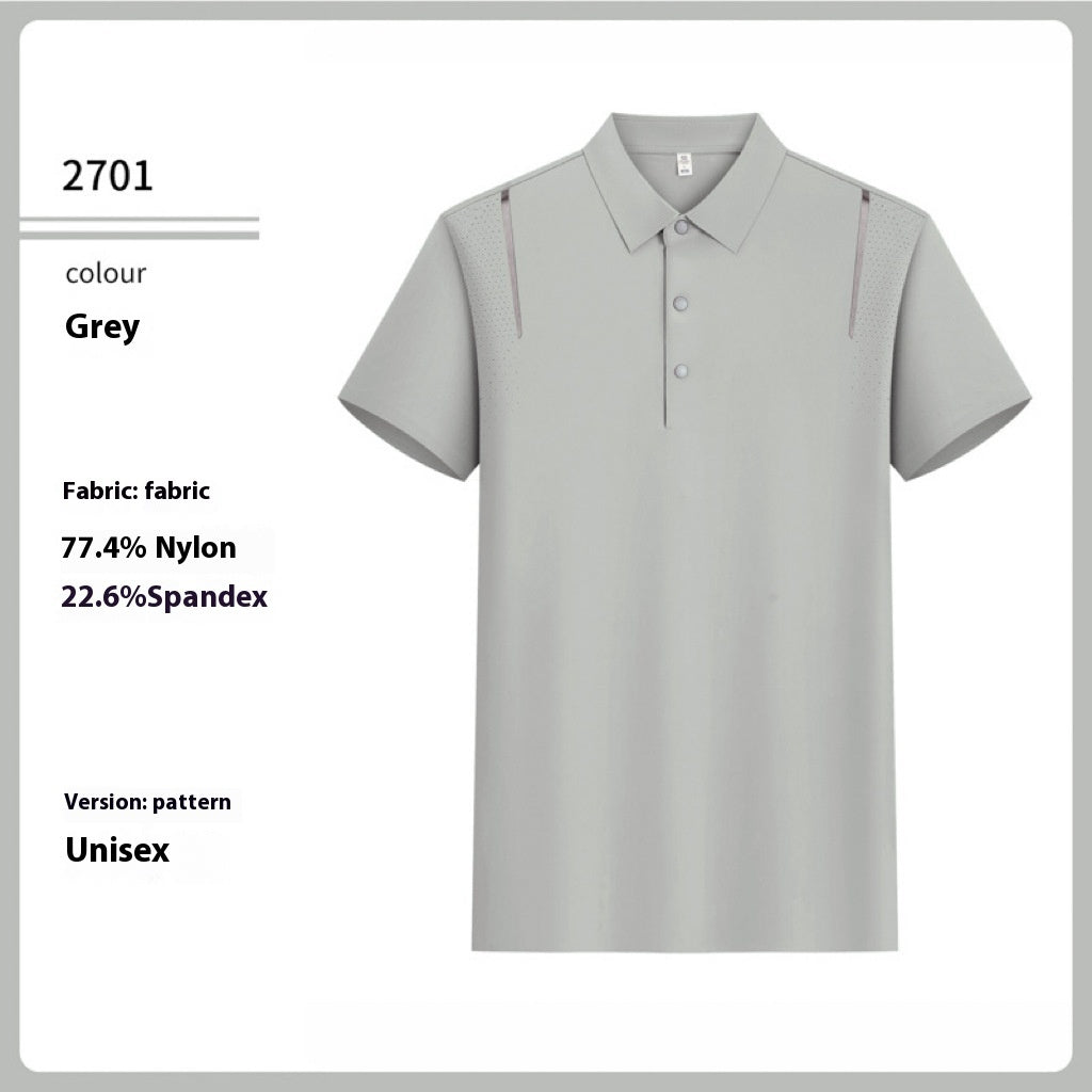 Male Leisure Sports And Leisure Breathable Polo T-shirt