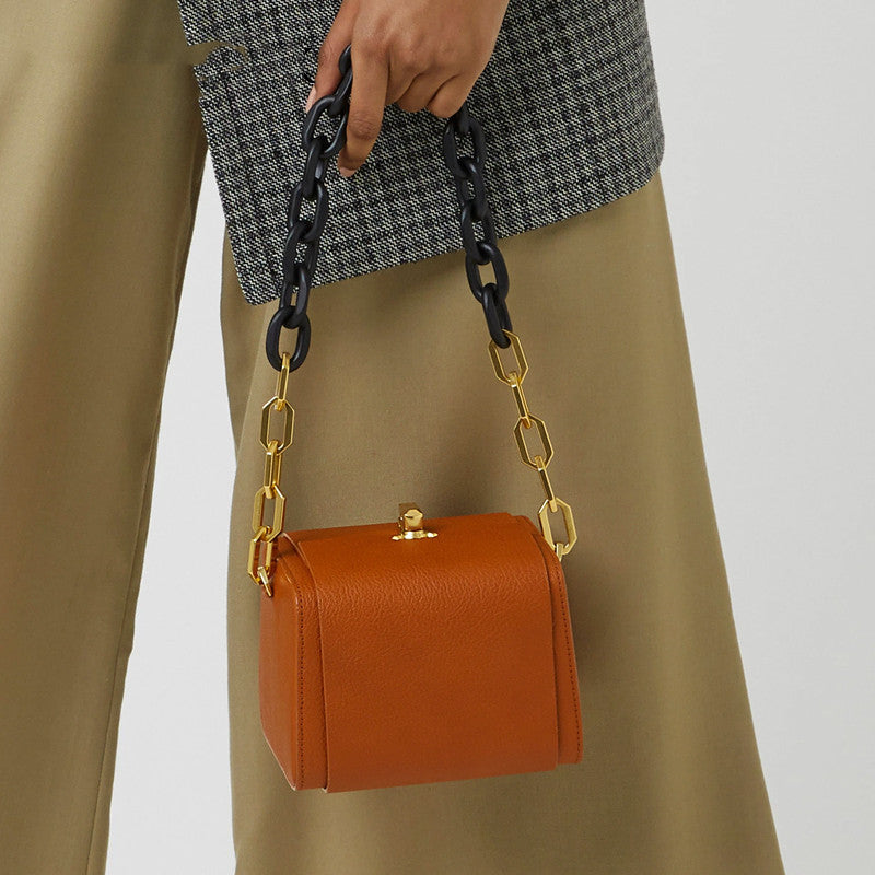 Chain square box bag