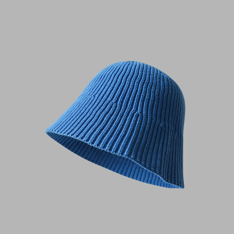 Girls' Solid Color Woven Bucket Hat