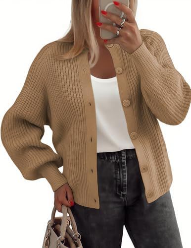 Round Neck Buckle Autumn Fashion Clothing Sweater