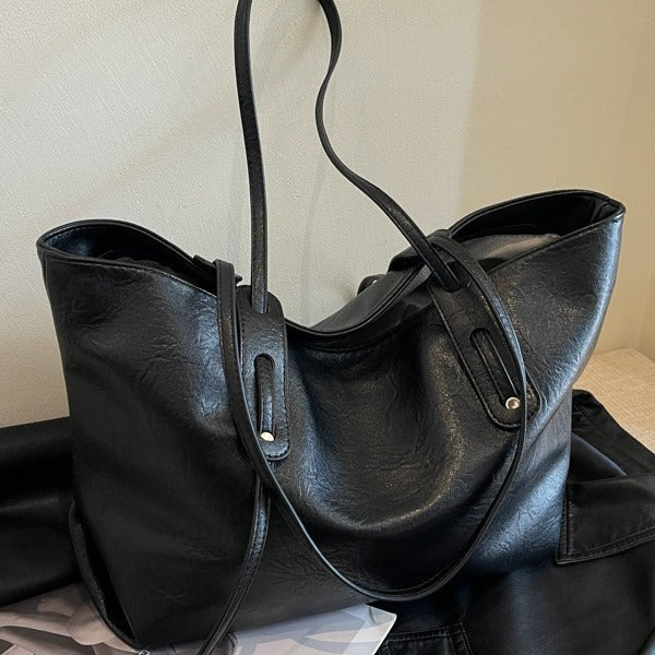 Western Style One Shoulder Commuter Bag Fashion Large Capacity Totes