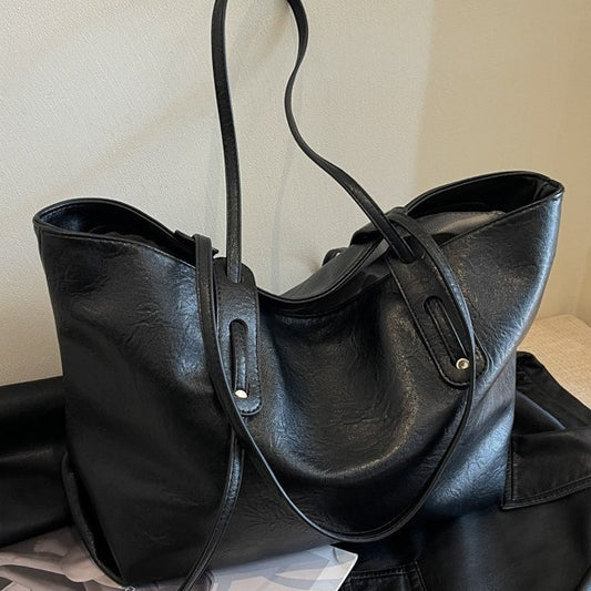 Western Style One Shoulder Commuter Bag Fashion Large Capacity Totes