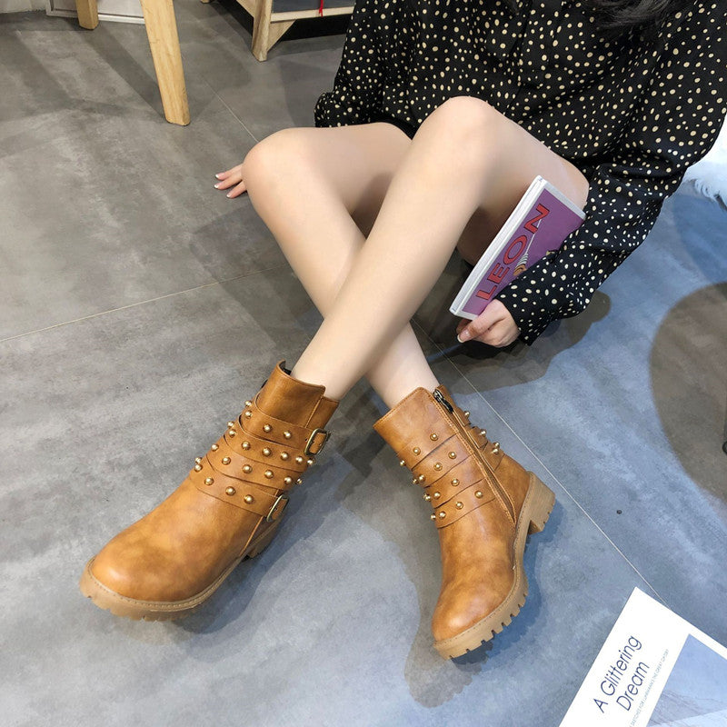 Martin Boots Women's New Korean Version In Autumn and Winter of