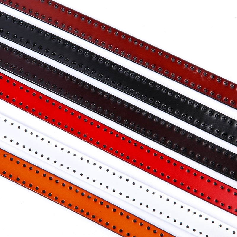Women's leather belt