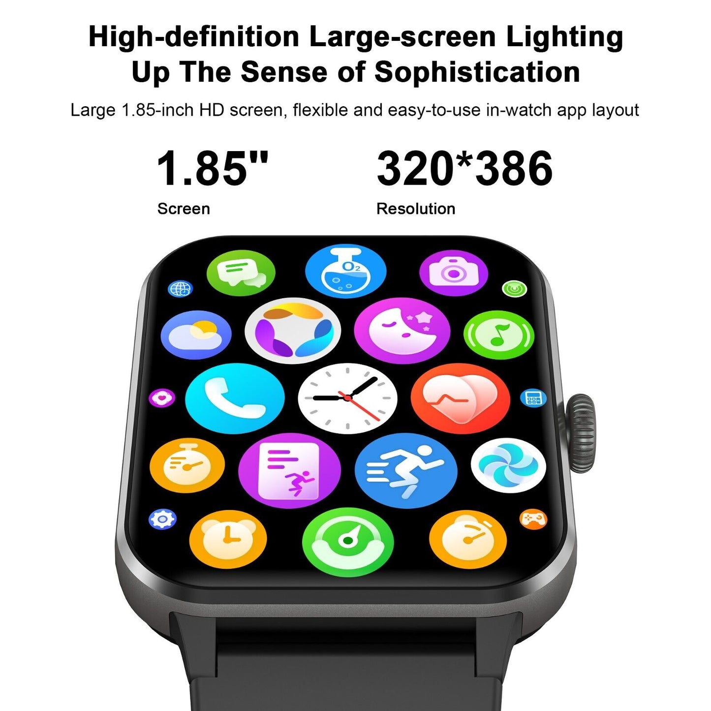 Blackview Smartwatch Damen Herren Mit Bluetooth Anrufe Fitnessuhr Für Android