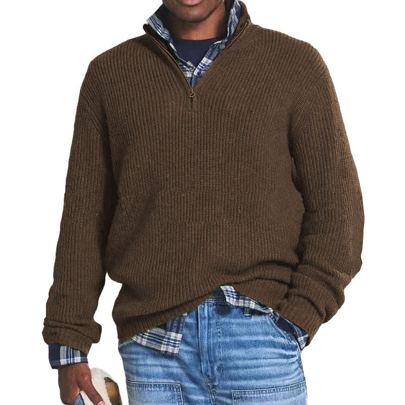 Fall Winter Men's Casual Sweater  Acrylic