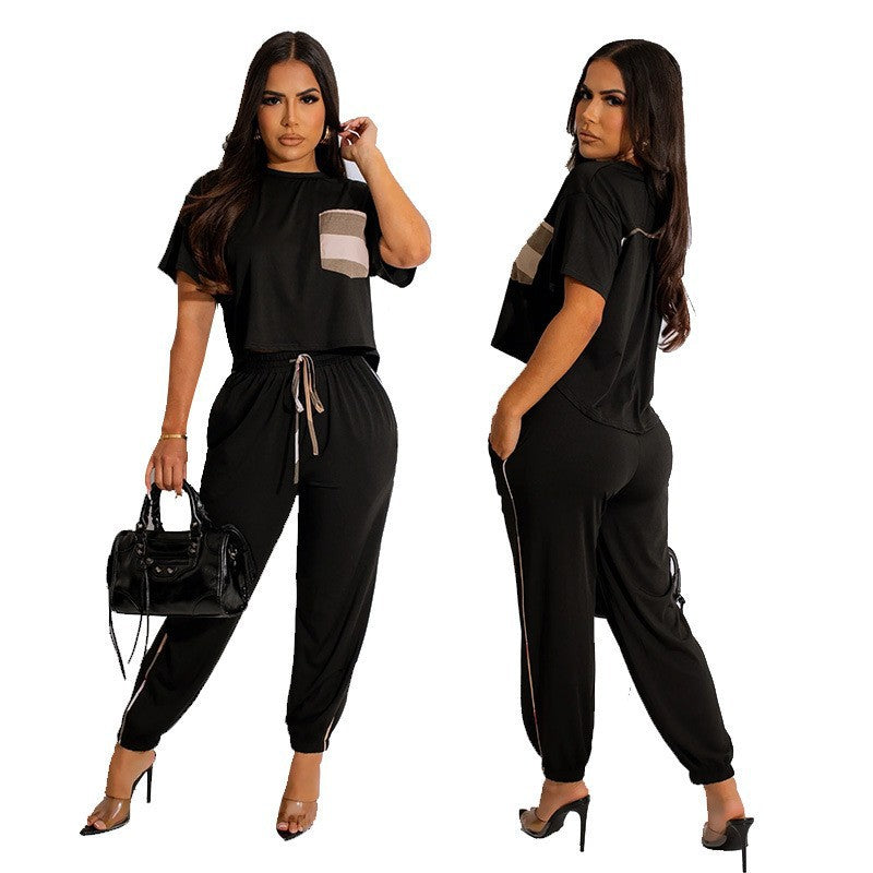 Women's Loose Casual Top And Pants Set