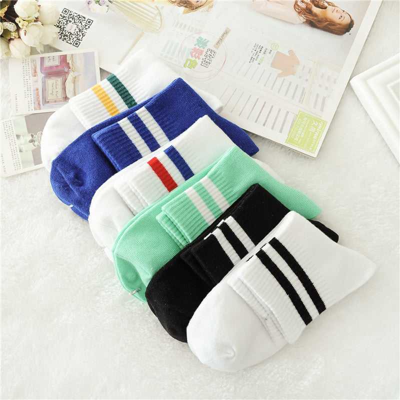 Cute non-slip college wind couple socks