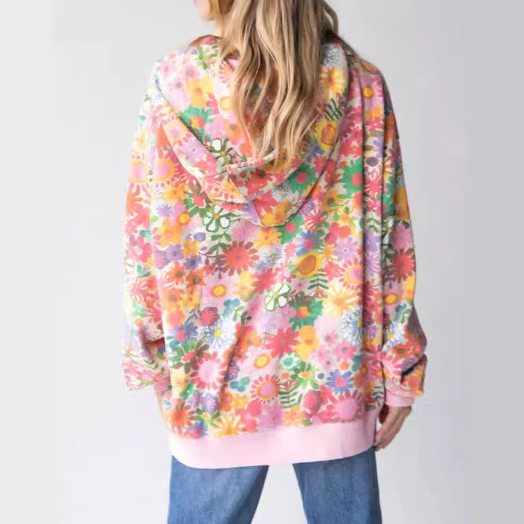 Women's Digital Printed Hoodie