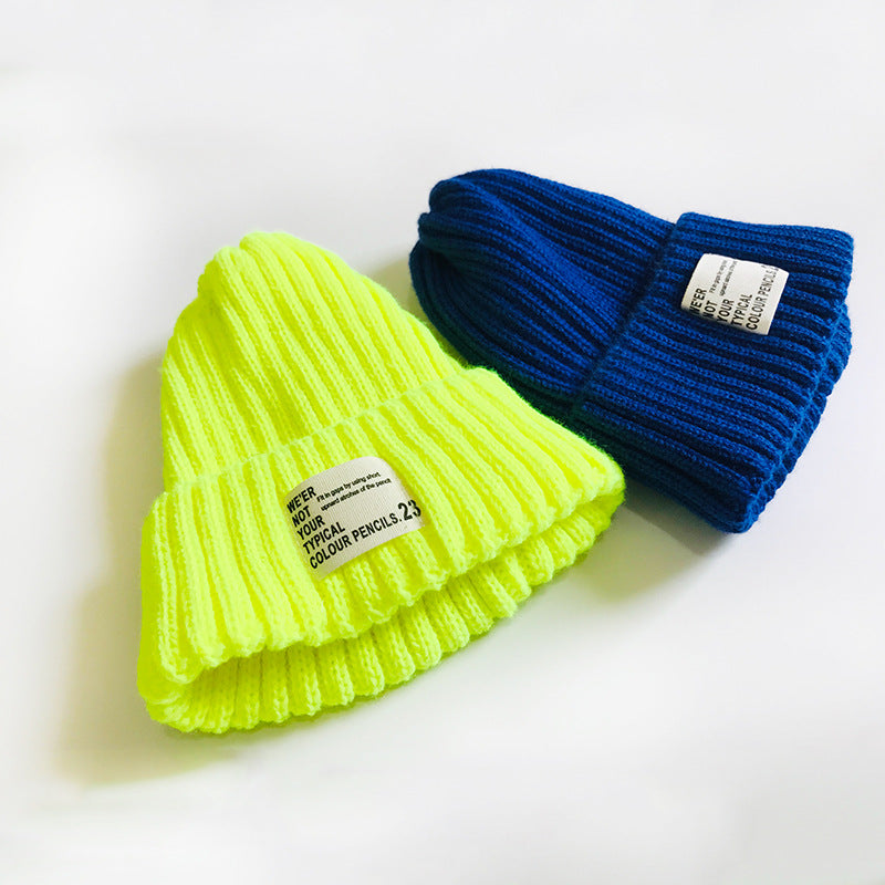 Men And Women Personalized Fashion Cloth Label Woolen Hat