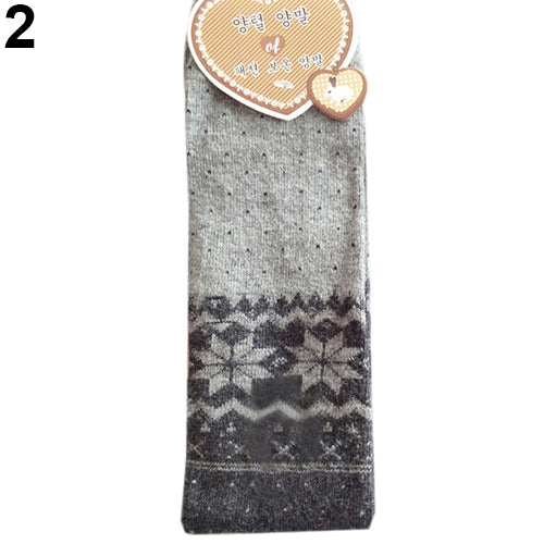 Retro Snowflake Leg Warmers