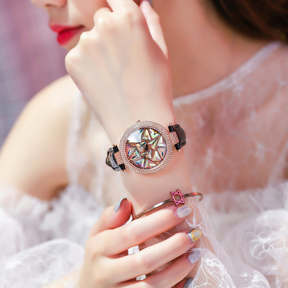 Diamond Dial Women's Watch