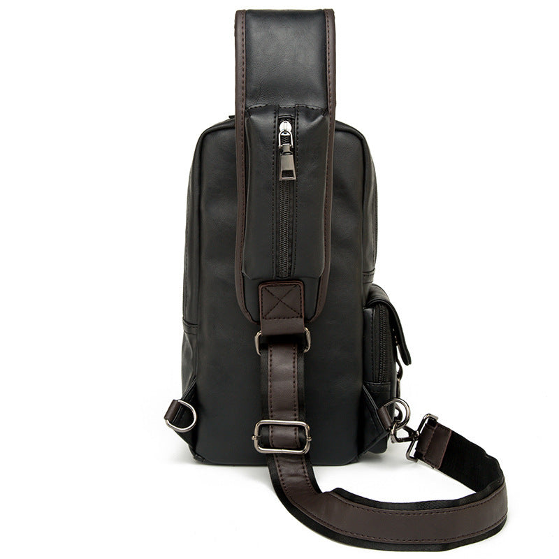 New men's fashion bag small chest bag Korean casual male Crossbody Bag Purse and outdoor
