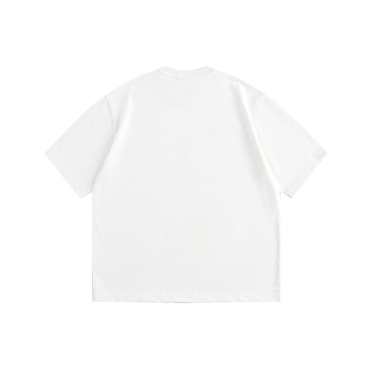 American Retro Alphabet Casual Loose Men's And Women's Short Sleeve