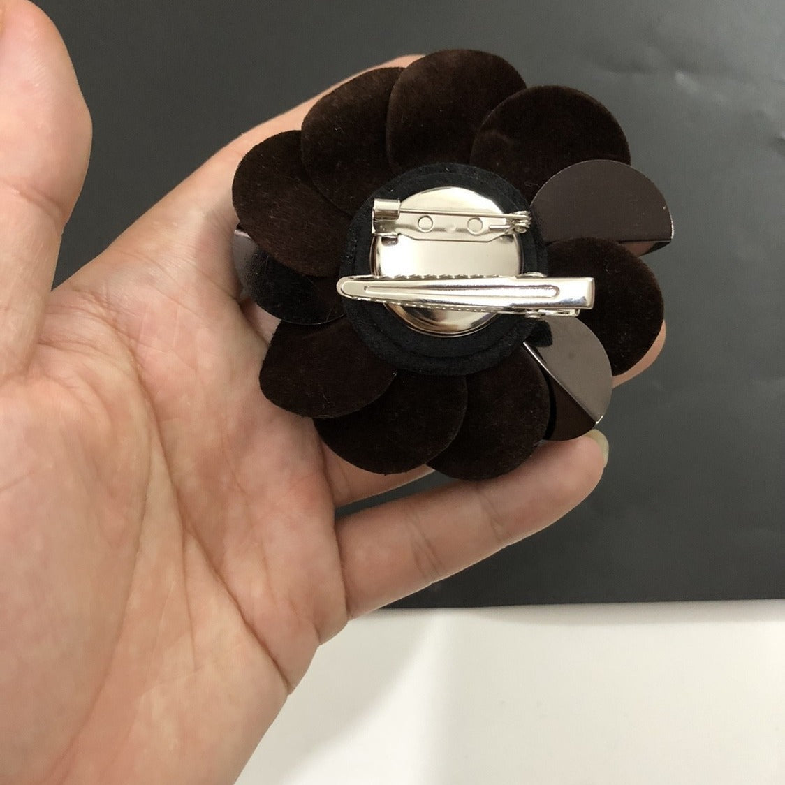 Fine Flannel Flowers Corsage Wrapped Flower Hair Clip Flower Handbag Pendant Brooch