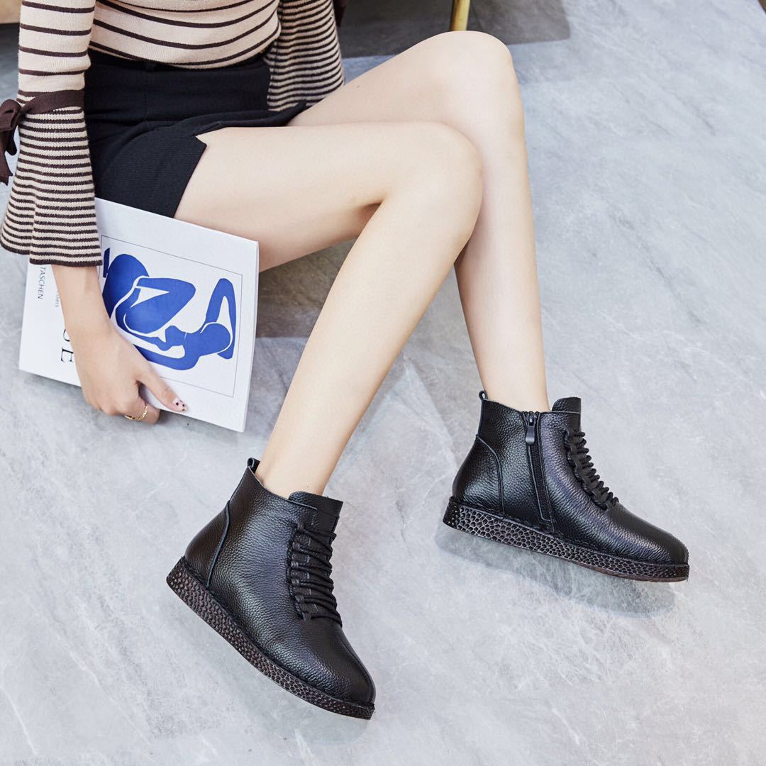 Fashion Warm Thick Woolen Women's Boots