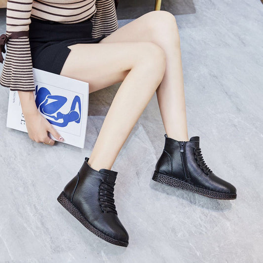 Fashion Warm Thick Woolen Women's Boots