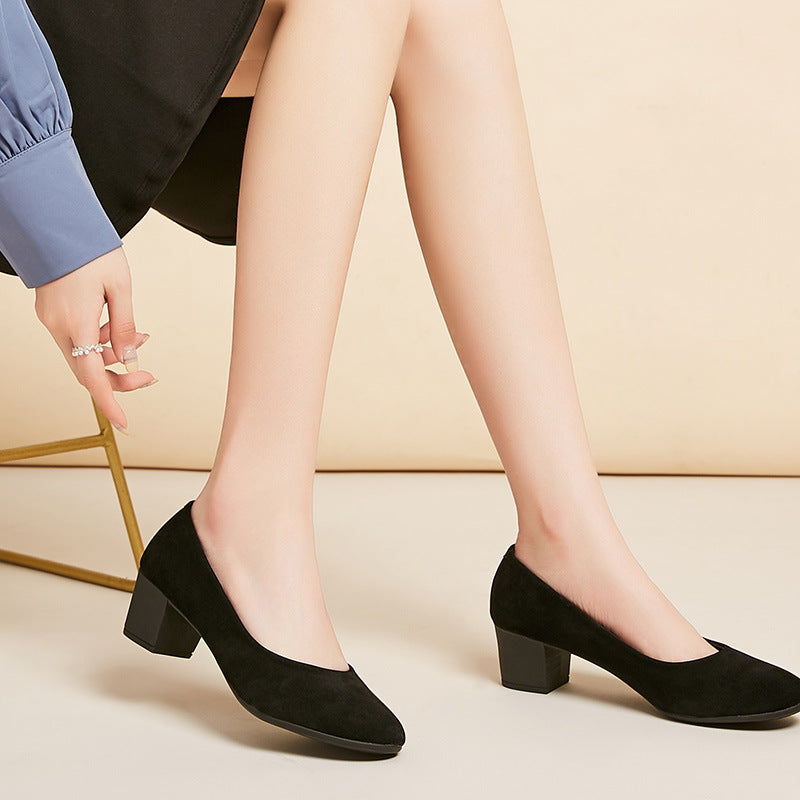 Super Soft Suede Business Workplace Office Women's Shoes