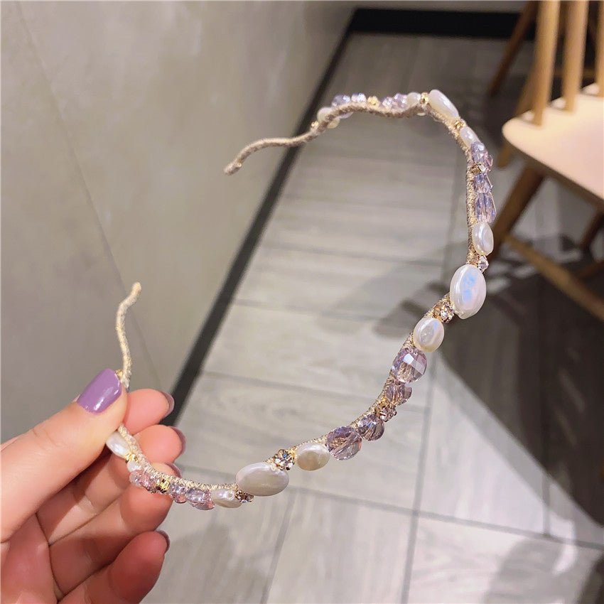 Korean Version of The Forest Fairy Crystal Pearl Hairpin