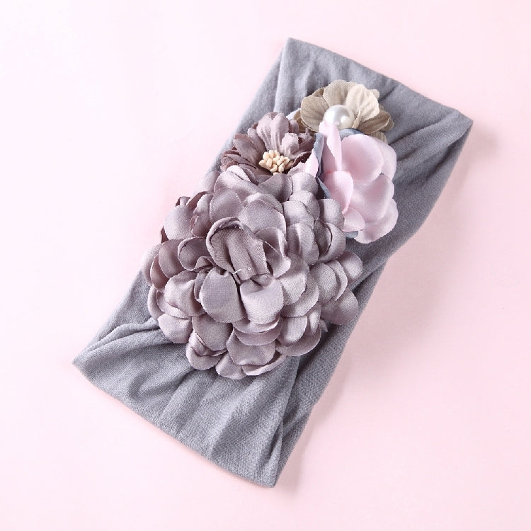 Headdress silk stitching flower princess hair band