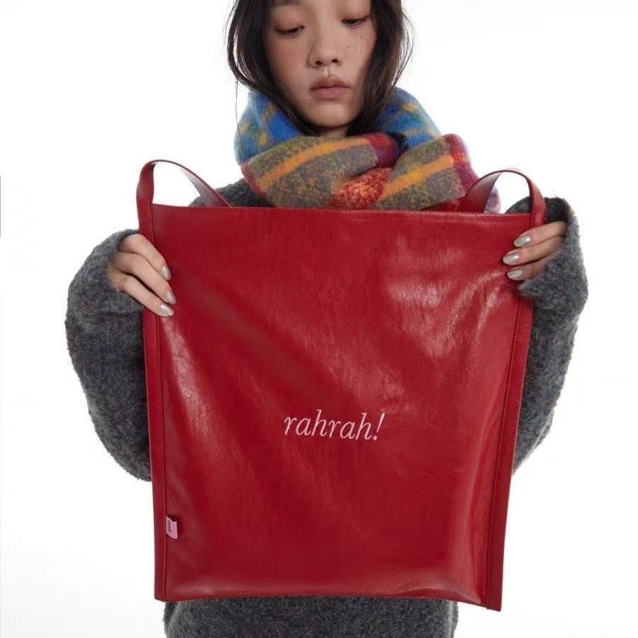 Embroidery Threads In Contrast Colors Original Large Capacity Elegant Shoulder Bag High