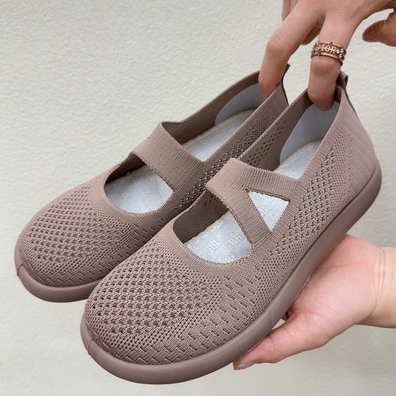 Fabric Women's Flat Casual Sports Flats
