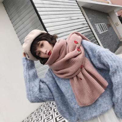 Harajuku wind small  wool Bib