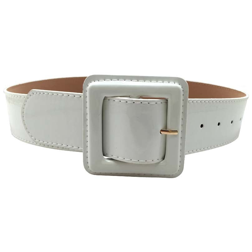 Unisex Belt Simple Square Buckle Ladies Fashion