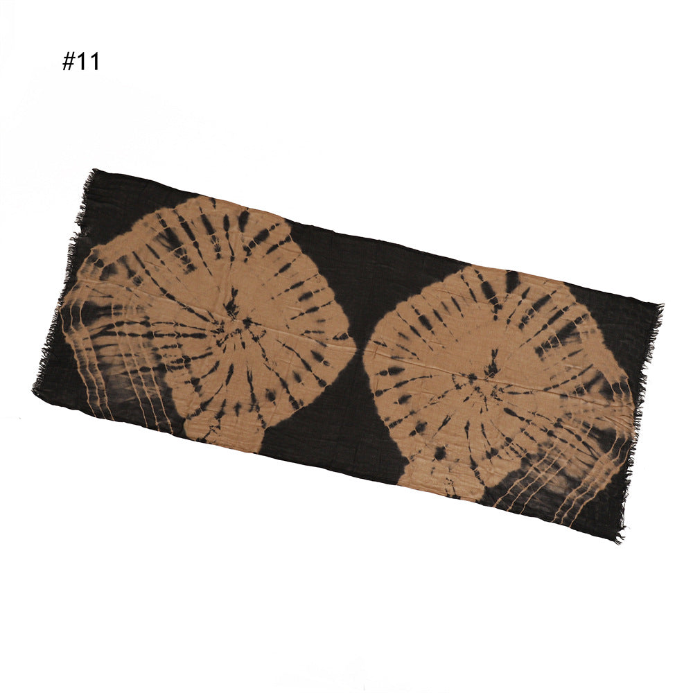 Solid Color Thin Breathable Handmade Scarf Shawl