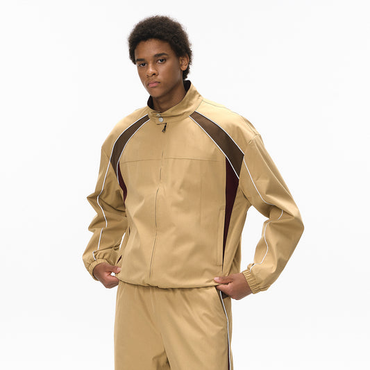 Retro Sporty Autumn New Arrival American-style Racing Suit Jacket With Wide Legs