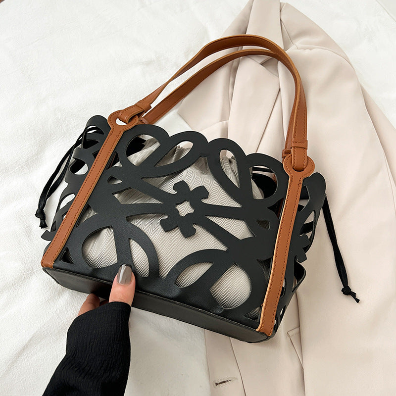 Women's Fashion Hollow Large Capacity Shoulder Handbag