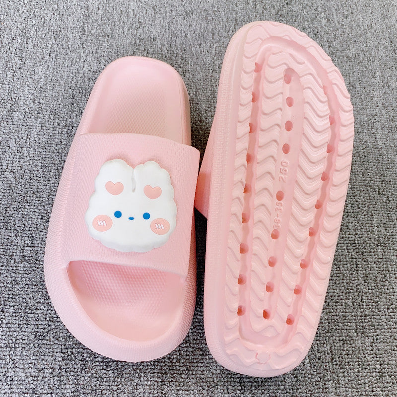 Bathroom Slippers Thick Bottom Non-slip Women